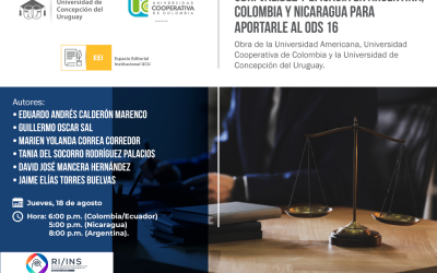 ORD validez y eficacia en Argentina, Colombia y Nicaragua para aportarle al ODS16
