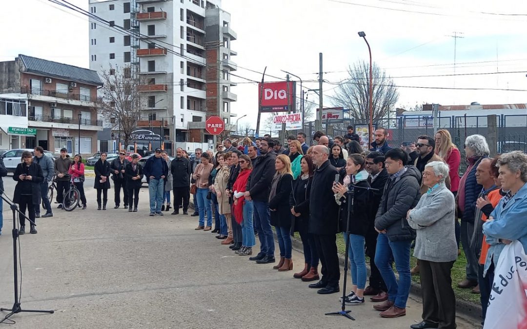 Se inauguró un mural en homenaje a Pocho y Celeste Lepratti