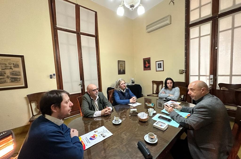 Directivos de la Universidad de Concepción del Uruguay se reunieron con autoridades Rotary