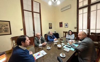 Directivos de la Universidad de Concepción del Uruguay se reunieron con autoridades Rotary