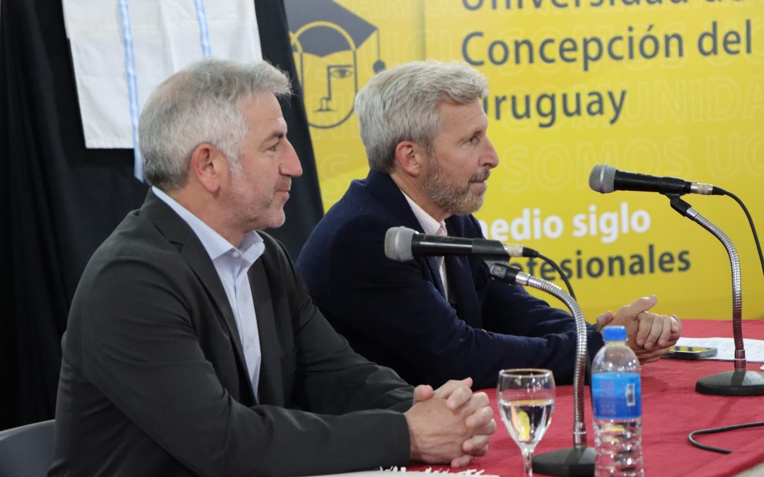 Orrico y Frigerio disertaron en la Cátedra del Pensamiento Nacional en UCU