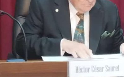 El Dr. Héctor Sauret, rector de la Universidad de Concepción del Uruguay, diserto en la sede de la Asociación Argentina de Estudios Fiscales (AAEF)