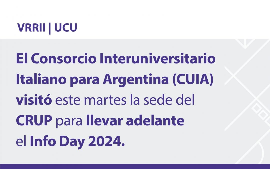 Info Day CUIA-CRUP 2024