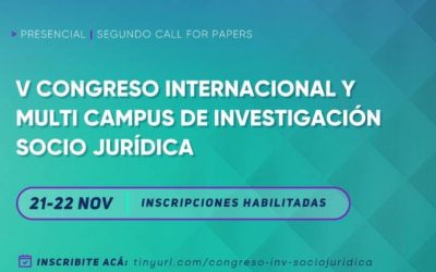 V Congreso Internacional y Multicampus de Investigación Socio-Jurídica: Un Encuentro Académico de Relevancia Global