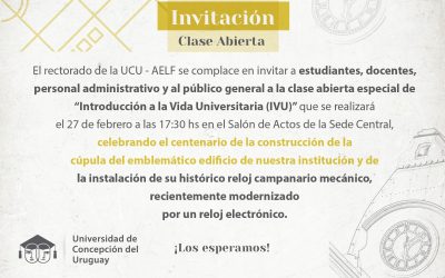 La Universidad de Concepción del Uruguay celebra su historia