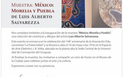 Inauguración de la muestra “México: Morelia y Puebla” Luis Alberto Salvarezza
