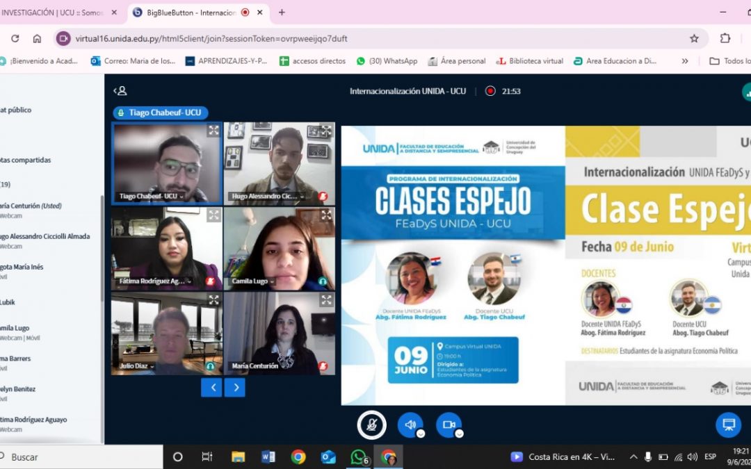 Clase Espejo de Economía Política entre UCU y UNIDA